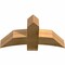 Ekena Millwork Bellingham Rough Sawn Timber Gable Bracket, Western Red Cedar, 36"W x 19"H x 6"D x 6"F, 13/12 Pitch GBW036X19X0606BEL00RWR - alternate 5